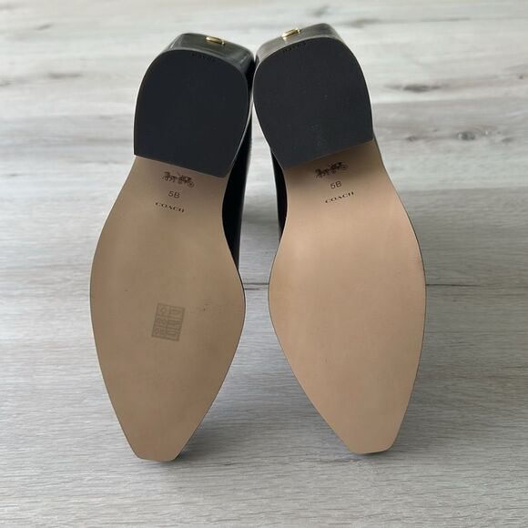 Coach Prestyn Leather Boots Maple 5 NWT IN BOX - Picture 10 of 12